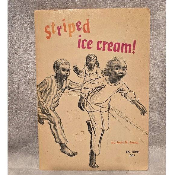 Striped Ice Cream! Joan M. Lexau Children's Book Scholastic 1969 First Edition - Picture 1 of 6